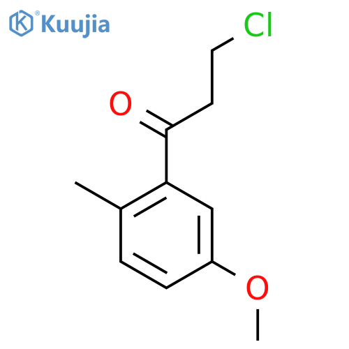 3-(3-Chloropropanoyl)-4-methylanisole structure