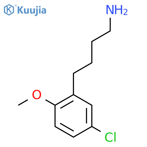4-(5-Chloro-2-methoxyphenyl)butan-1-amine structure