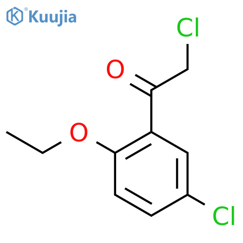 2-chloro-1-(5-chloro-2-ethoxyphenyl)ethan-1-one structure