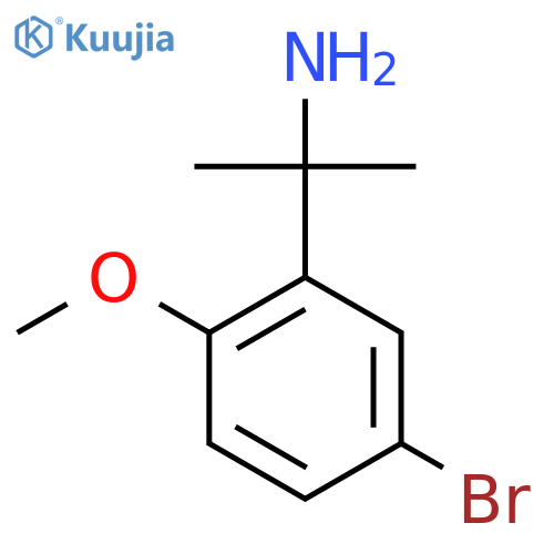 2-(5-bromo-2-methoxyphenyl)propan-2-amine structure