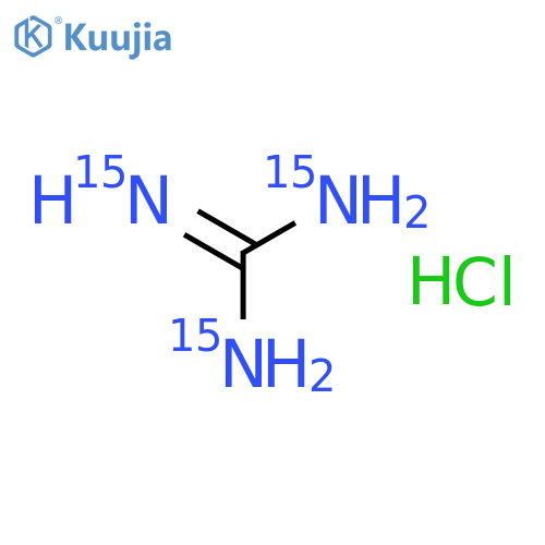 Guanidine-15N3 Hydrochloride structure