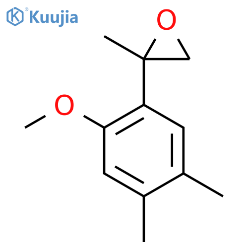 2-(2-Methoxy-4,5-dimethylphenyl)-2-methyloxirane structure
