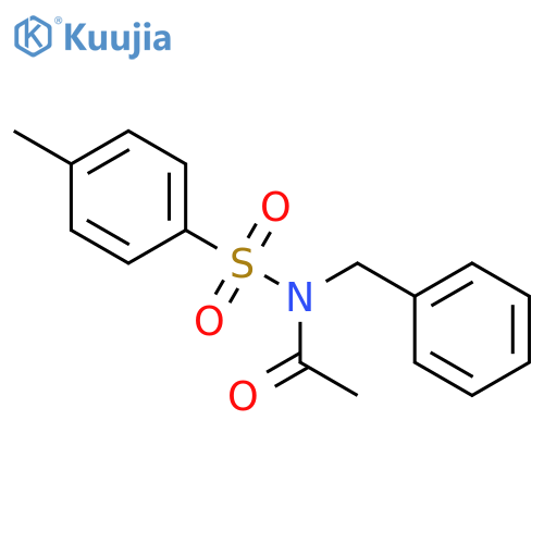 Acetamide, N-[(4-methylphenyl)sulfonyl]-N-(phenylmethyl)- structure