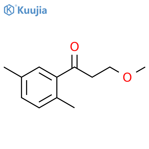 1-(2,5-Dimethylphenyl)-3-methoxypropan-1-one structure