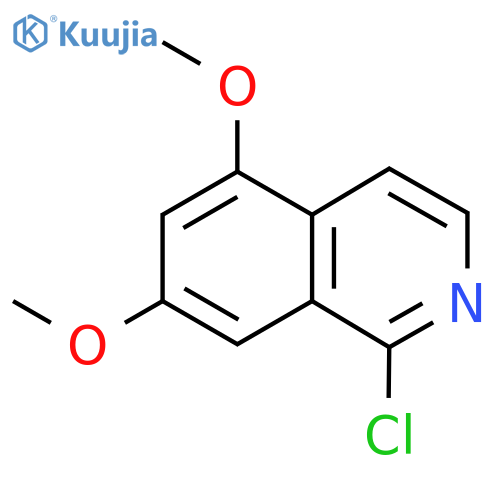 1-Chloro-5,7-dimethoxyisoquinoline structure