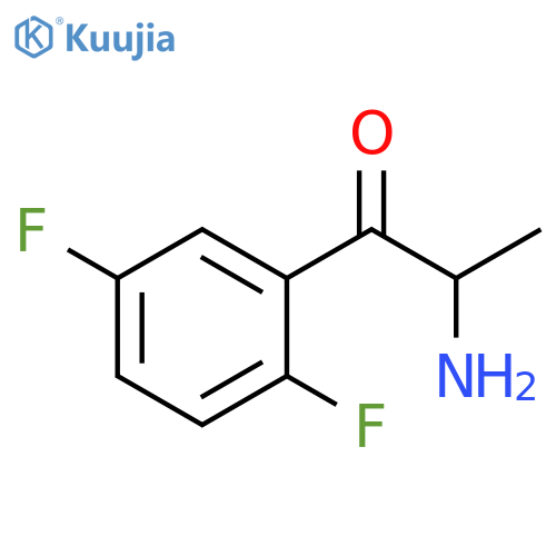 2-Amino-1-(2,5-difluorophenyl)propan-1-one structure