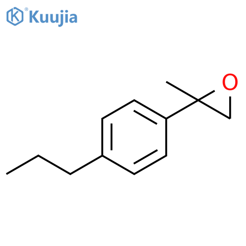 Oxirane, 2-methyl-2-(4-propylphenyl)- structure
