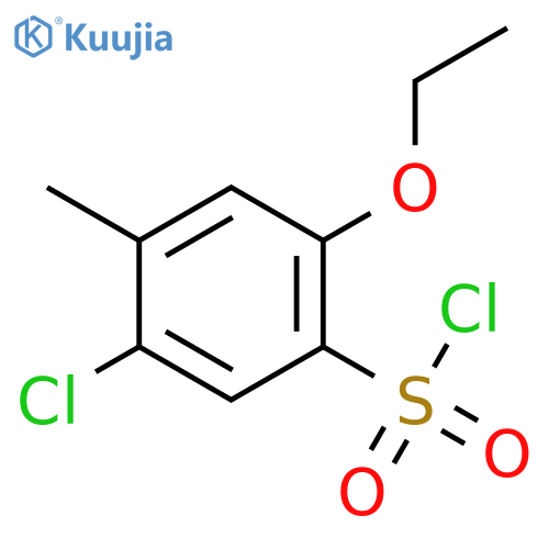 5-Chloro-2-ethoxy-4-methylbenzenesulfonyl Chloride structure