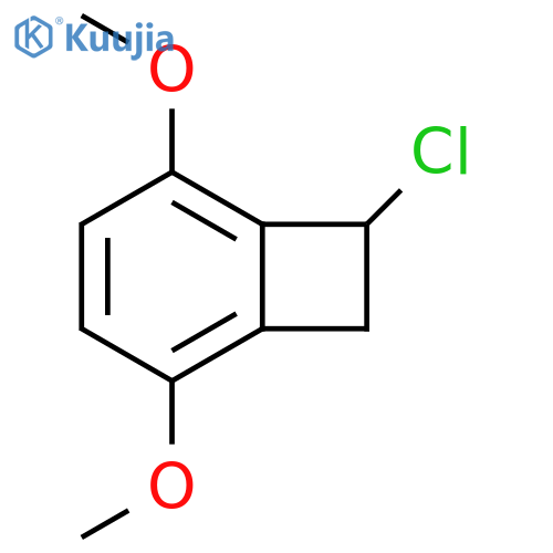 7-chloro-2,5-dimethoxybicyclo4.2.0octa-1,3,5-triene structure
