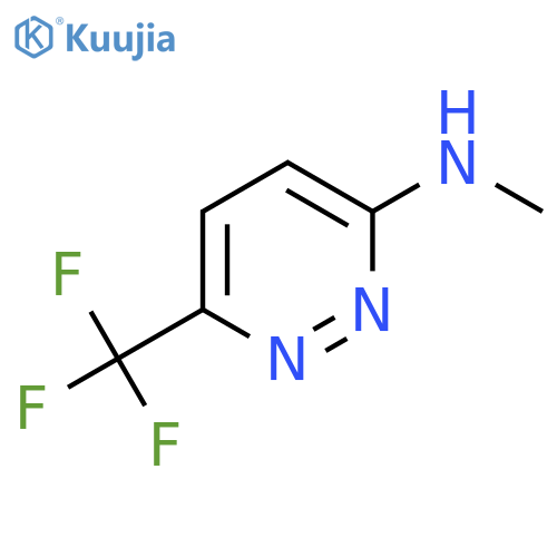 N-methyl-6-(trifluoromethyl)pyridazin-3-amine structure
