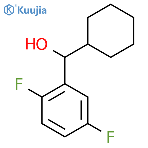 Cyclohexyl (2,5-difluorophenyl)methanol structure
