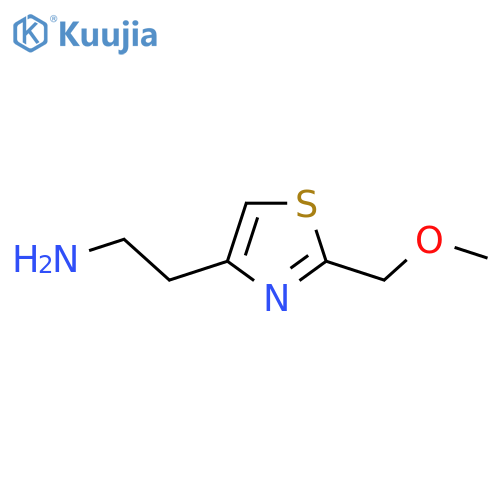 2-2-(methoxymethyl)-1,3-thiazol-4-ylethan-1-amine structure