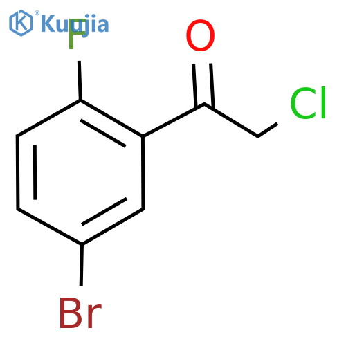 1-(5-bromo-2-fluorophenyl)-2-chloroethan-1-one structure