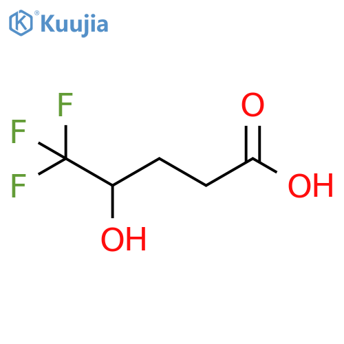 5,5,5-trifluoro-4-hydroxypentanoic acid structure