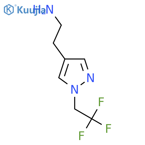 2-[1-(2,2,2-Trifluoroethyl)-1H-pyrazol-4-yl]ethan-1-amine structure