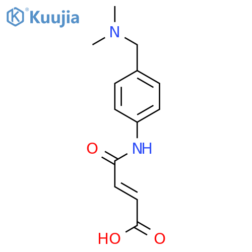 4-4-(Dimethylamino)methylphenylamino-4-oxo-2-butenoic Acid structure