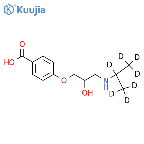 4-(2-Hydroxy-3-isopropylaminopropoxy)benzoic Acid-d7 structure