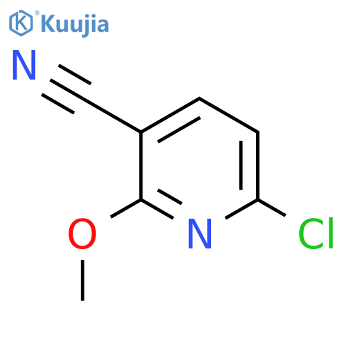 6-chloro-2-methoxypyridine-3-carbonitrile structure