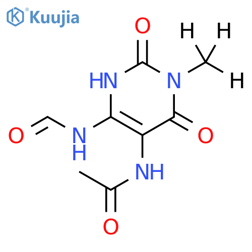 5-Acetylamino-6-formylamino-3-methyl-d3-uracil structure