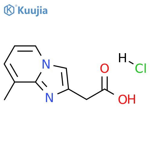 2-{8-Methylimidazo1,2-apyridin-2-yl}acetic Acid Hydrochloride structure