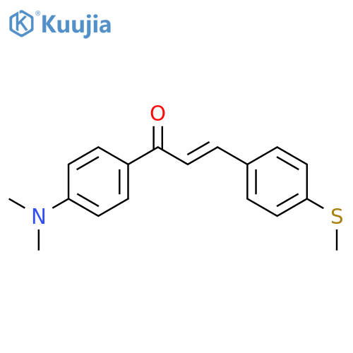 2-Propen-1-one, 1-[4-(dimethylamino)phenyl]-3-[4-(methylthio)phenyl]- structure