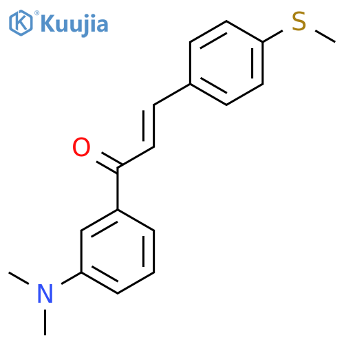2-Propen-1-one, 1-[3-(dimethylamino)phenyl]-3-[4-(methylthio)phenyl]- structure