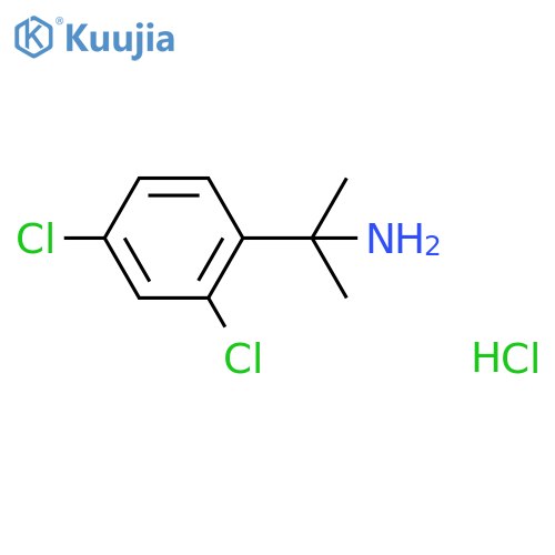2-(2,4-Dichlorophenyl)propan-2-amine hydrochloride structure