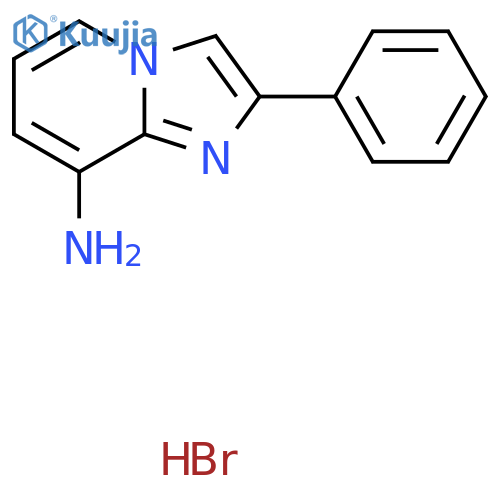 2-Phenylimidazo[1,2-a]pyridin-8-amine hydrobromide structure