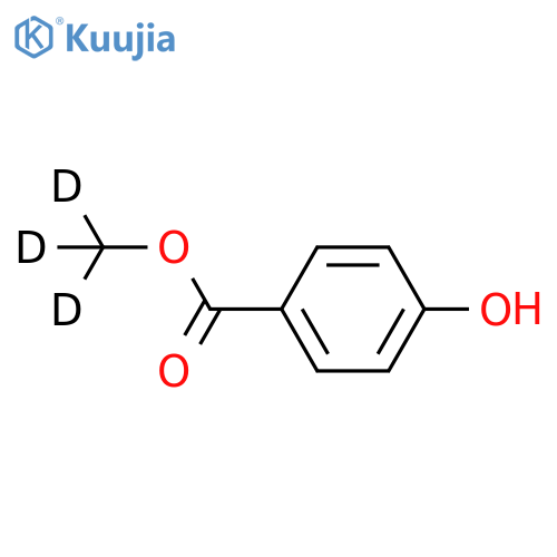 Methyl-d3 Paraben structure