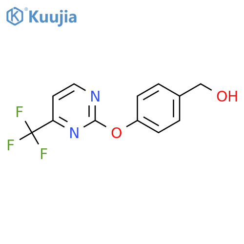 (4{[4-(Trifluoromethyl)pyrimidin-2-yl]oxy}phenyl)methanol structure