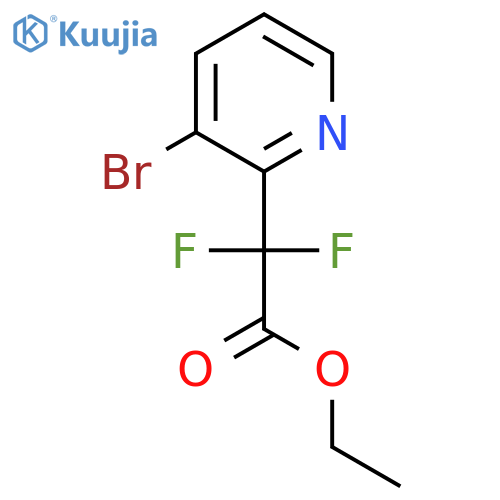 Ethyl Difluoro(3-bromopyridin-2-yl)acetate structure
