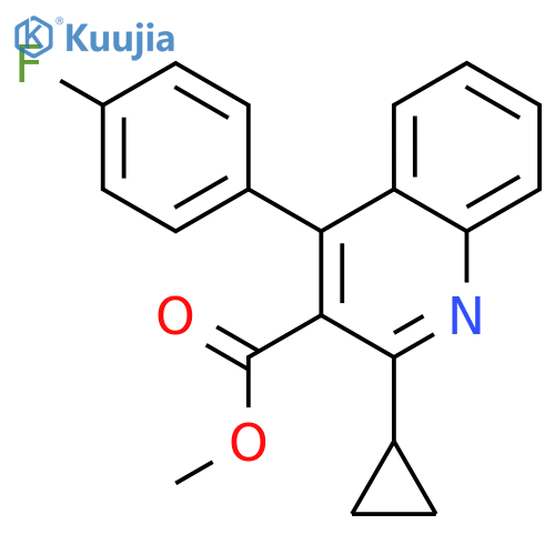 4-(4-Fluorophenyl)-2-cyclopropylquinoline-3-carboxylic Acid Methyl Ester structure