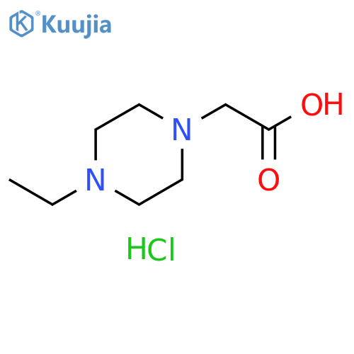 2-(4-ethylpiperazin-1-yl)acetic acid hydrochloride structure