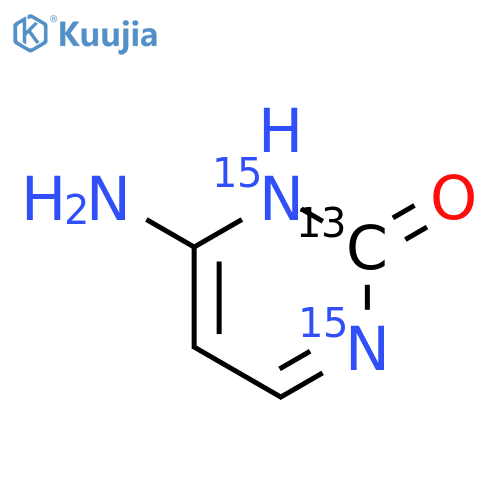 5-Fluoro Cytosine-13C,15N2 structure