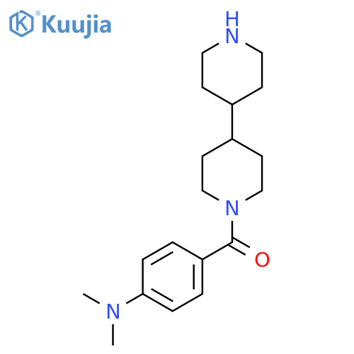 4-(Dimethylamino)phenyl 4-(4-piperidyl)piperidyl ketone structure