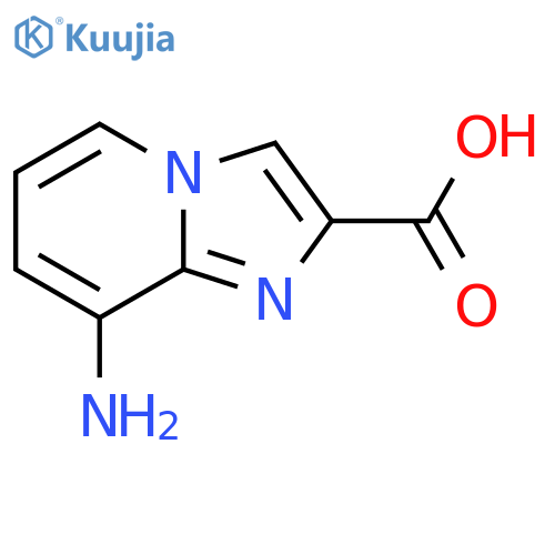 8-aminoimidazo1,2-apyridine-2-carboxylic acid structure