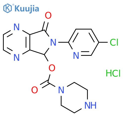 N-Desmethyl Zopiclone Hydrochloride structure