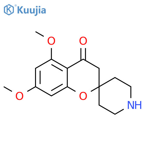 Spiro[2h-1-benzopyran-2,4-piperidin]-4(3h)-one, 5,7-dimethoxy structure