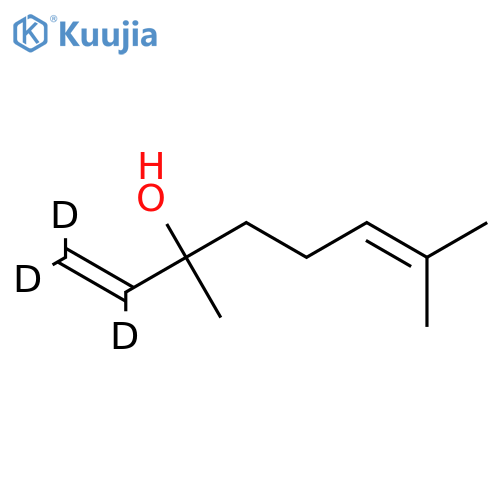(±)-Linalool-d3 (vinyl-d3) structure