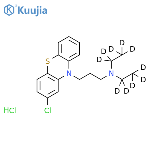Chlorproethazine-d10 Hydrochloride structure