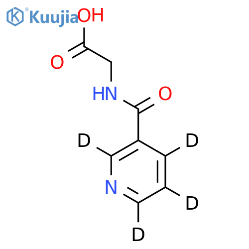 Nicotinuric Acid-d4 structure