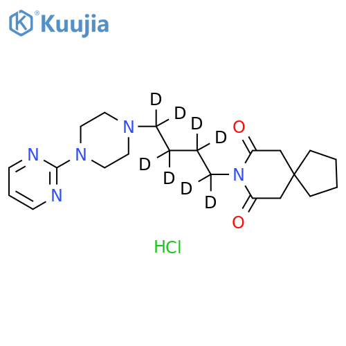 Buspirone-d8 HCl (butyl-d8) structure