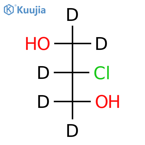 2-Chloro-1,3-propanediol-d5 structure