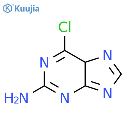 5H-Purin-2-amine, 6-chloro- structure