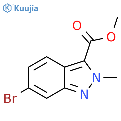 Methyl 6-bromo-2-methyl-2H-indazole-3-carboxylate structure