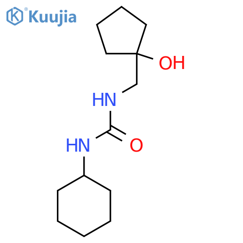 1-cyclohexyl-3-(1-hydroxycyclopentyl)methylurea structure