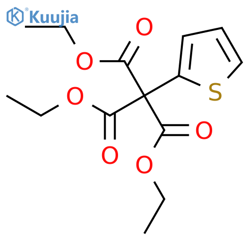 Methanetricarboxylic acid, 1-(2-thienyl)-, 1,1,1-triethyl ester structure