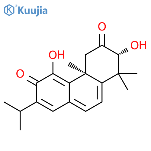 3,6-Phenanthrenedione,1,2,4,4a-tetrahydro-2,5-dihydroxy-1,1,4a-trimethyl-7-(1-methylethyl)-,(2R,4aS)- structure