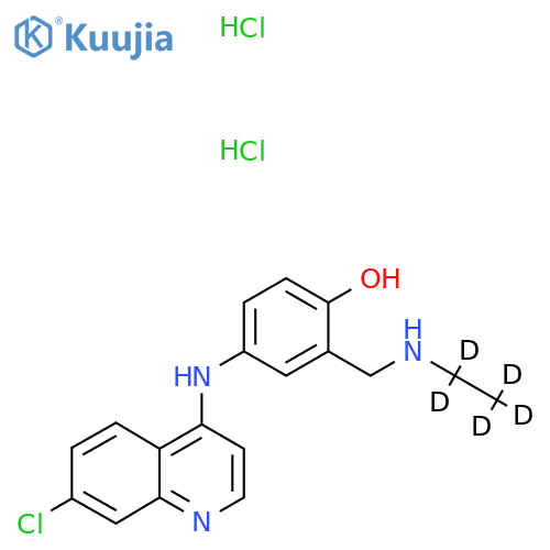 N-Desethylamodiaquine-D5 dihydrochloride structure