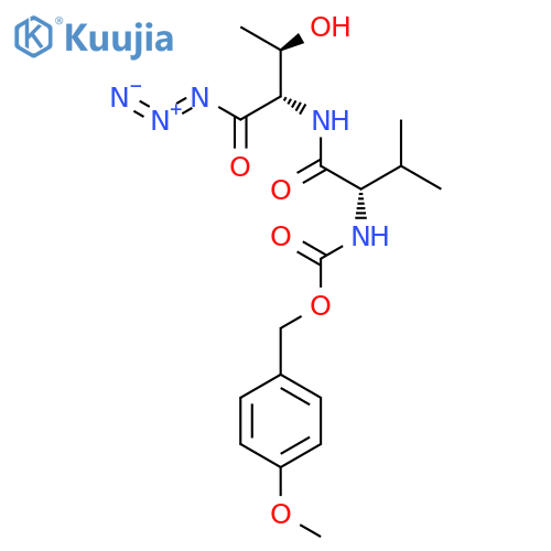 L-Threonyl azide, N-[N-[[(4-methoxyphenyl)methoxy]carbonyl]-L-valyl]- structure